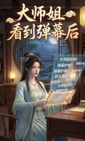短剧《大师姐看到弹幕后》海报