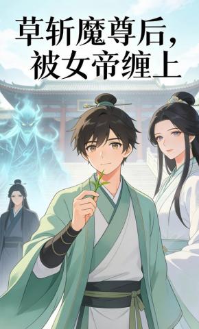 短剧《草斩魔尊后，被女帝缠上》海报