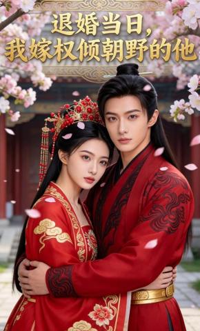短剧《退婚当日，我嫁权倾朝野的他》海报