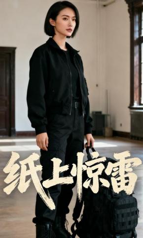 短剧《纸上惊雷》海报