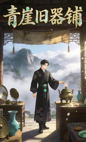 短剧《青崖旧器铺》海报