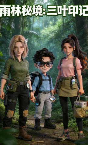 短剧《雨林秘境：三叶印记》海报