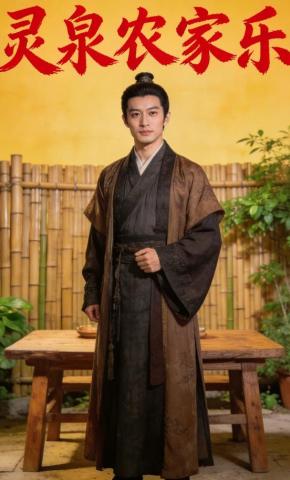 短剧《灵泉农家乐》海报