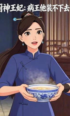 短剧《厨神王妃：病王他装不下去了》海报