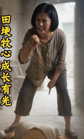 短剧《田埂牧心成长有光》海报