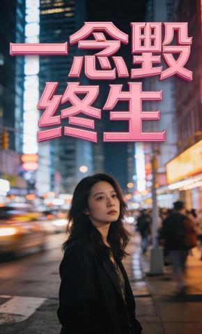 短剧《一念毁终生》海报