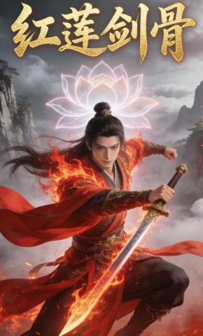 短剧《红莲剑骨》海报