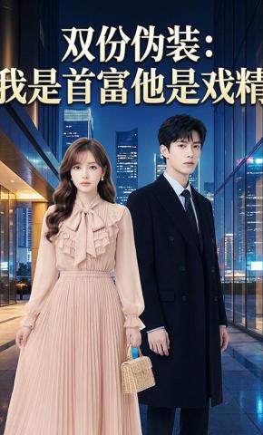 短剧《双份伪装：我是首富他是戏精》海报