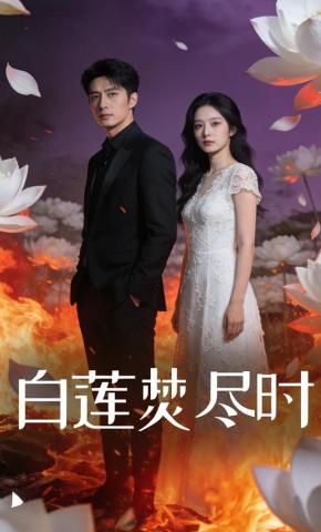 短剧《白莲焚尽时》海报