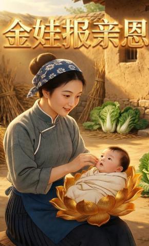 短剧《金娃报亲恩》海报