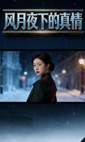 短剧《风月夜下的真情》海报