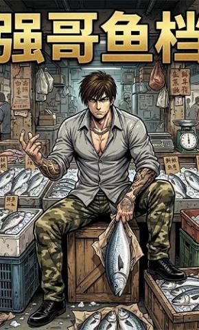 短剧《强哥鱼档》海报