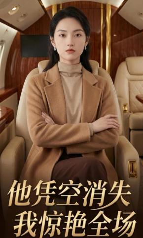 短剧《他凭空消失，我惊艳全场》海报