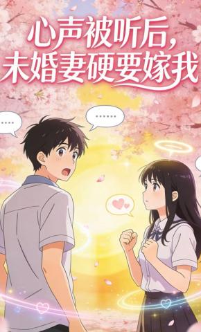 短剧《心声被听后，未婚妻硬要嫁我》海报