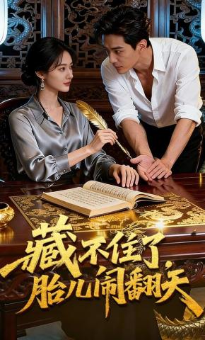 短剧《藏不住了，胎儿闹翻天》海报