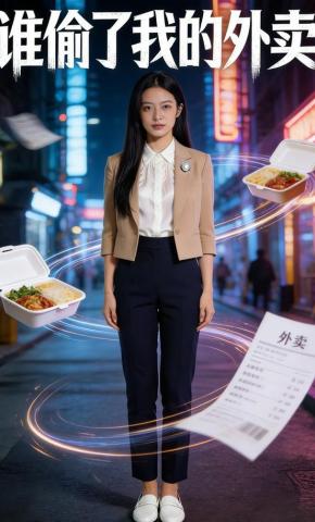 短剧《谁偷了我的外卖》海报