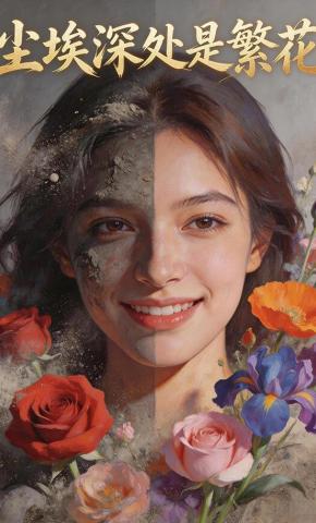 短剧《尘埃深处是繁花》海报