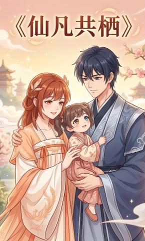 短剧《仙凡共栖》海报