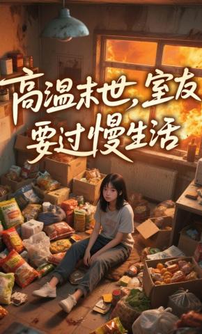 短剧《高温末世，室友要过慢生活》海报