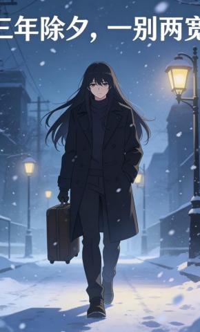 短剧《三年除夕，一别两宽》海报
