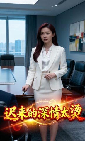 短剧《迟来的深情太烫》海报