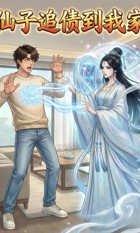 短剧《仙子追债到我家》海报