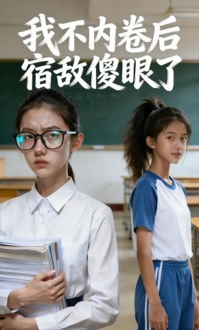 短剧《我不内卷后宿敌傻眼了》海报