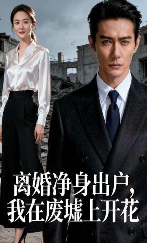 短剧《离婚净身出户，我在废墟上开花》海报