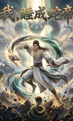 短剧《我，睡成蛇帝》海报