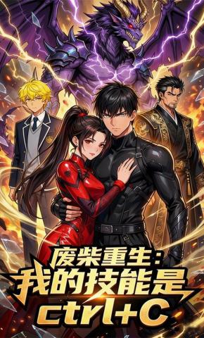 短剧《废柴重生：我的技能是ctrl+c》海报