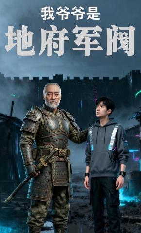 短剧《我爷爷是地府军阀》海报