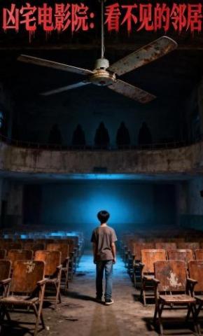 短剧《凶宅电影院：看不见的邻居》海报