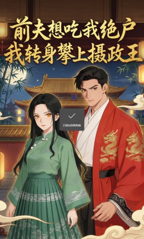 短剧《《前夫想吃我绝户，我转身攀上摄政王》》海报