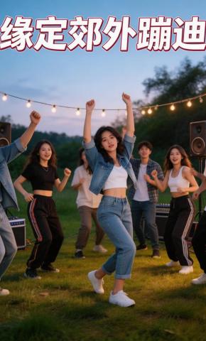 短剧《缘定郊外蹦迪》海报