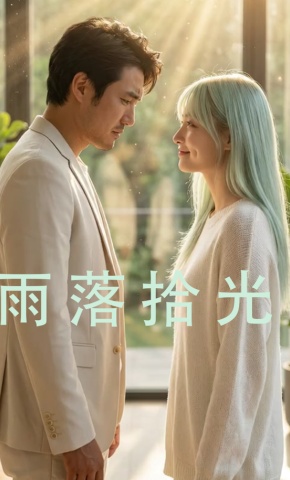 短剧《雨落拾光》海报