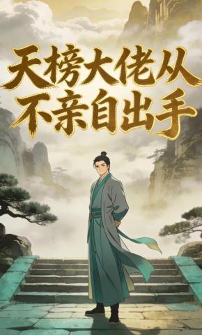 短剧《天榜大佬从不亲自出手》海报