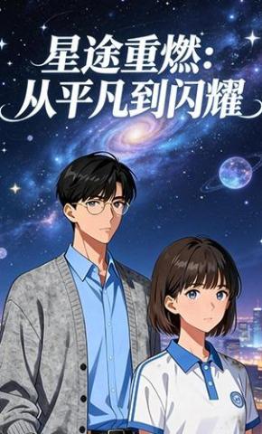 短剧《星途重燃：从平凡到闪耀》海报