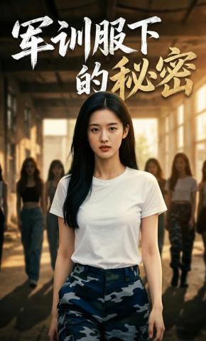 短剧《军训服下的秘密》海报