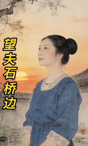 短剧《望夫石桥边》海报