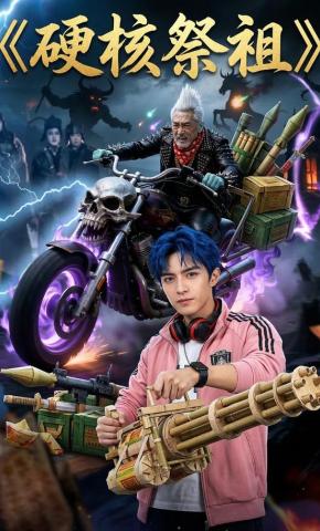 短剧《硬核祭祖》海报