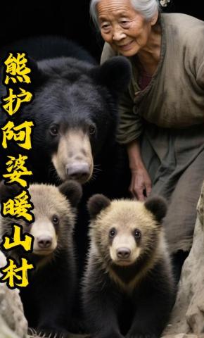 短剧《熊护阿婆暖山村》海报