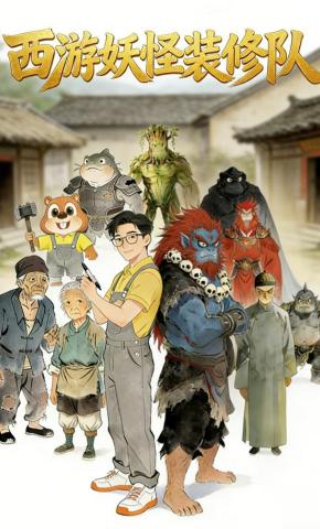 短剧《西游妖怪装修队》海报