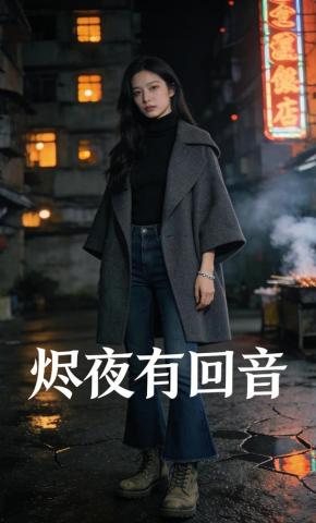 短剧《烬夜有回音》海报