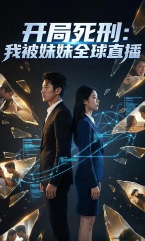 短剧《开局死刑：我被妹妹全球直播》海报