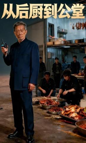 短剧《从后厨到公堂》海报