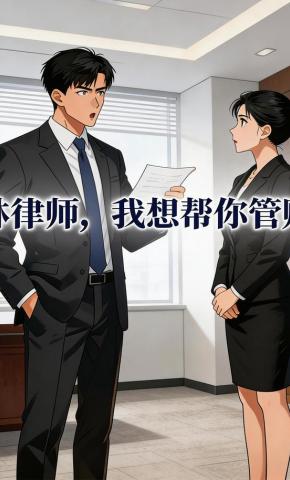 短剧《林律师，我想帮你管账》海报