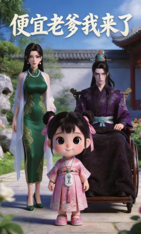 短剧《便宜老爹我来了》海报