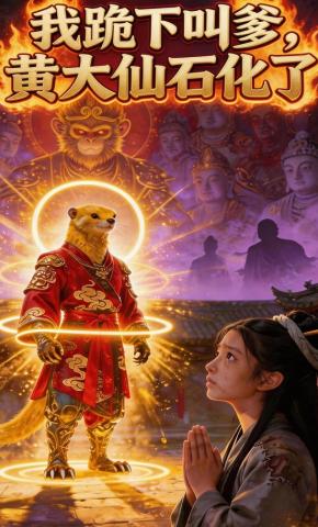短剧《我跪下叫爹，黄大仙石化了》海报