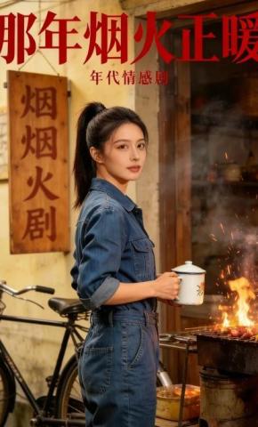 短剧《那年烟火正暖》海报