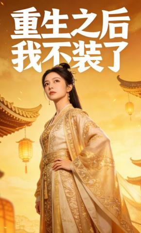 短剧《重生之后我不装了》海报